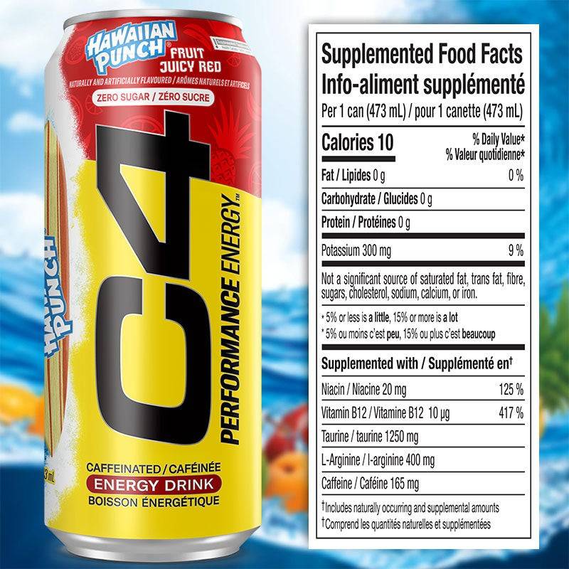 Cellucor C4 Energy Drink RTD 12 x 473ml / Case