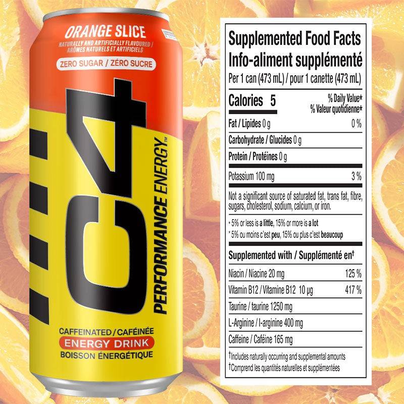 Cellucor C4 Energy Drink RTD 12 x 473ml / Case