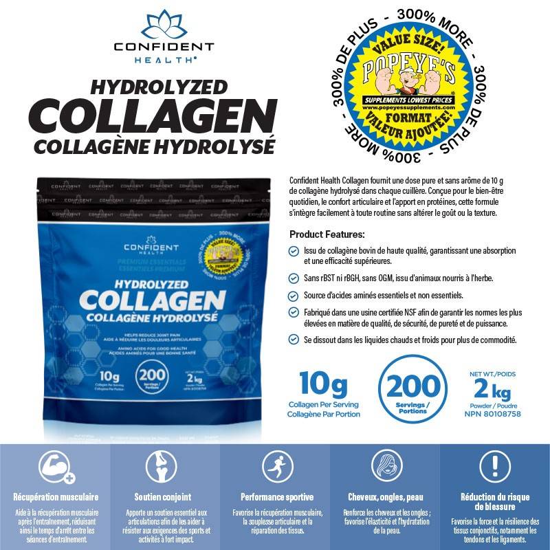 Confident Sports Collagène 2kg