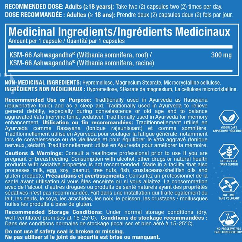 Confident KSM-66 Ashwaganda 120ct (60)