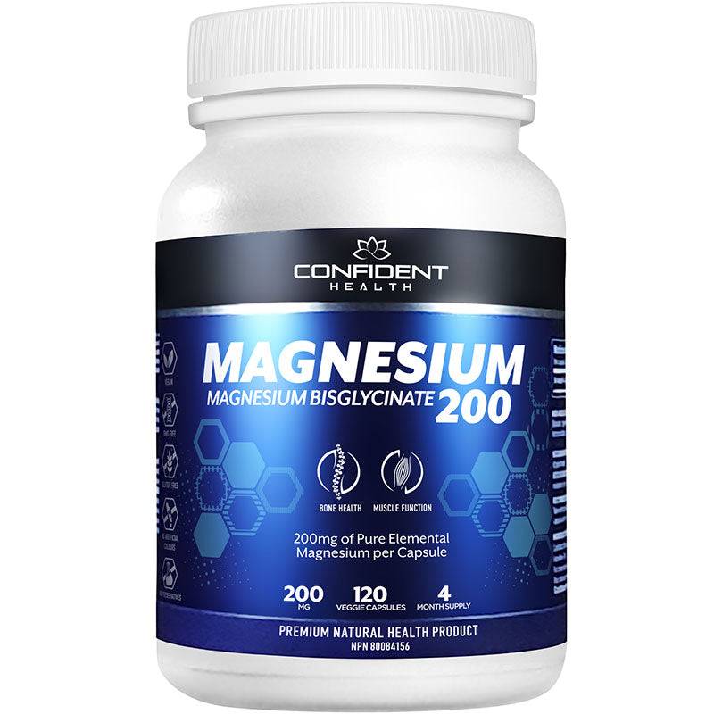 Confident Magnesium Bisglycinate 120 caps
