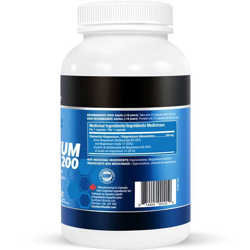 Confident Sports Magnésium Bisglycinate 360 caps