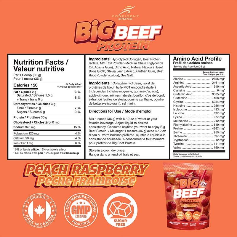 Confident Sports Big Beef 907g