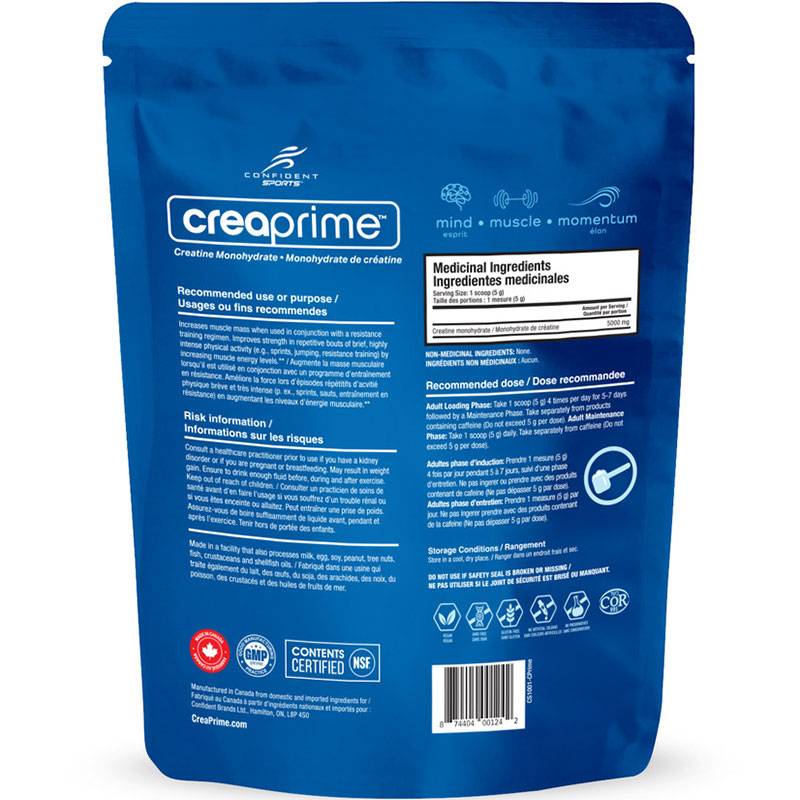 Confident Sports Creatine Monohydrate 450g