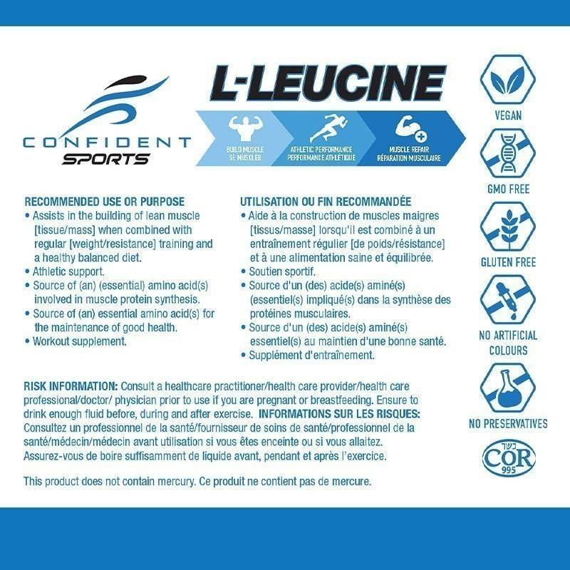 Confident Sports Leucine 450g