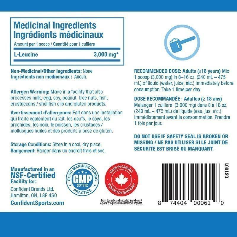 Confident Sports Leucine 450g