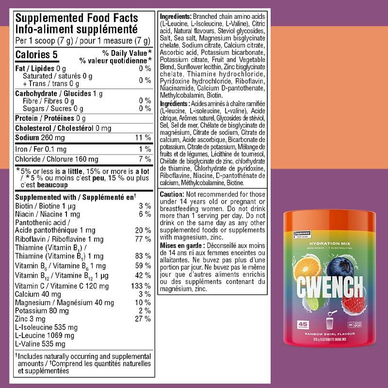 Cwench Hydration Mix 315g