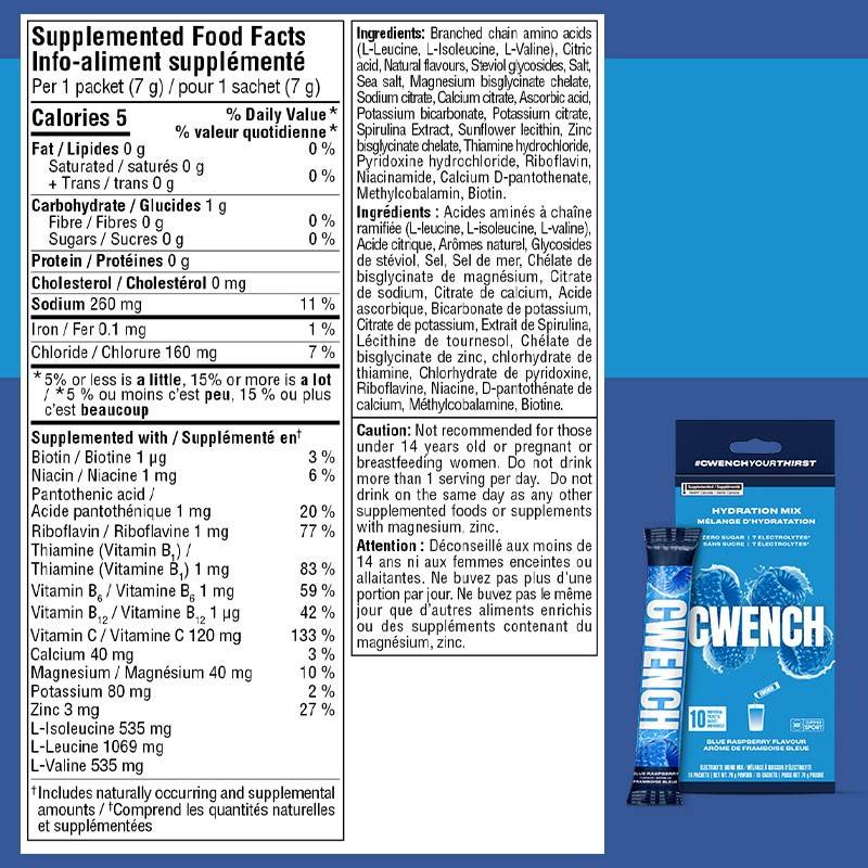 Cwench Hydration Mix - 10 pack