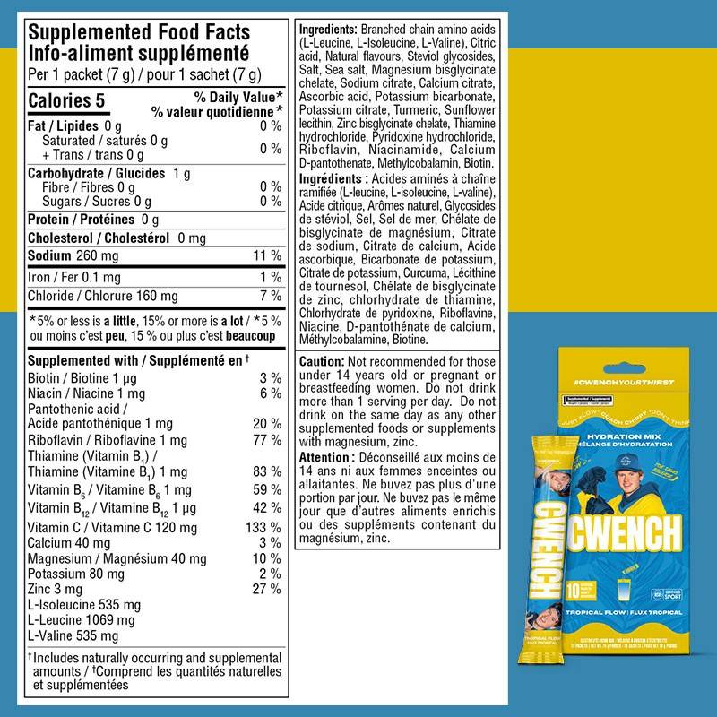 Cwench Hydration Mix - 10 pack