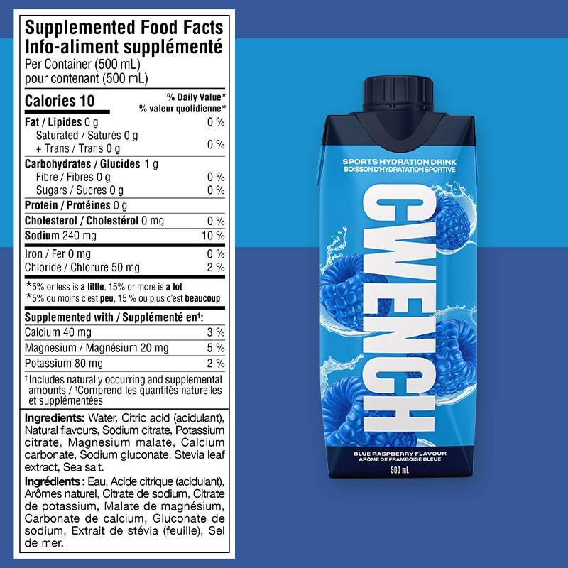 Cwench Hydration Drink 500 ml - Caisse de 12