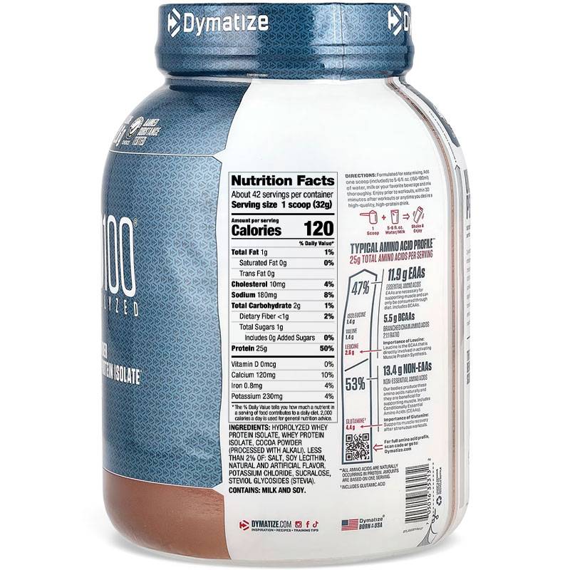 Dymatize ISO-100 Hydrolyzed Whey Isolate 3lb