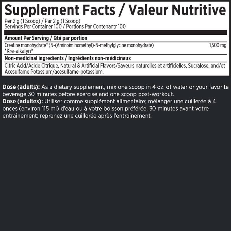 EFX Kre-Alkalyn Poudre 200g