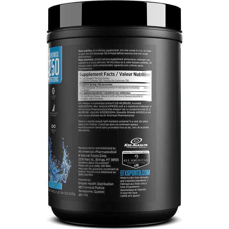 EFX Kre-Alkalyn poudre 500g