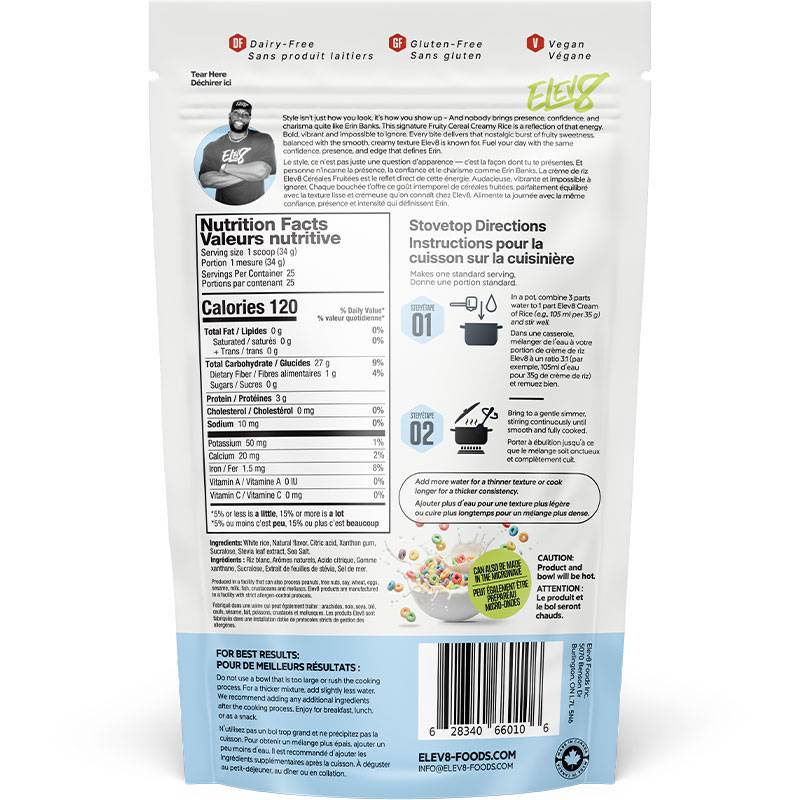 Elev8 Crème de riz - 825-932g