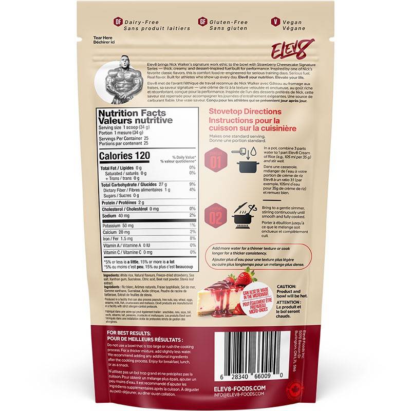 Elev8 Crème de riz - 825-932g