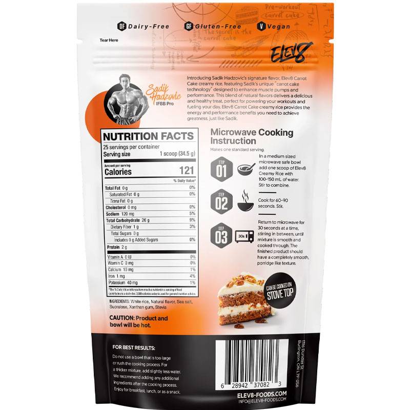 Elev8 Crème de riz - 825-932g