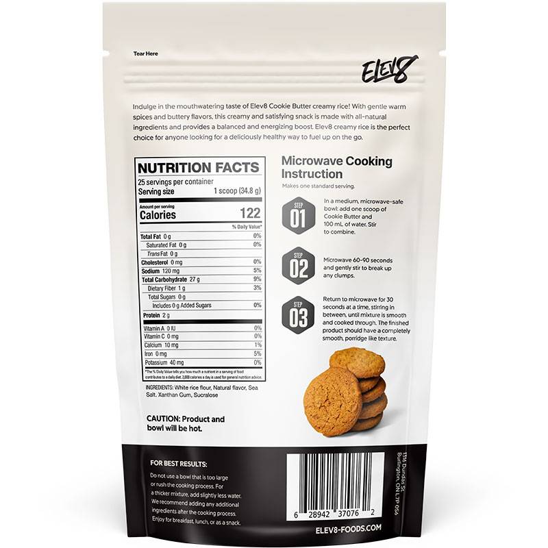 Elev8 Crème de riz - 825-932g