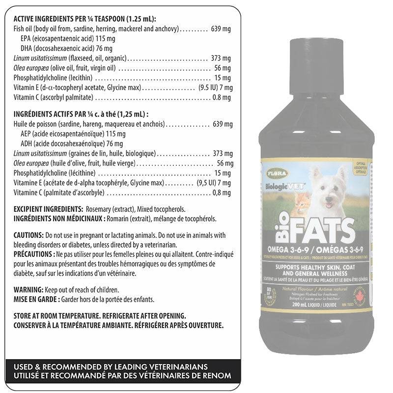 BiologicVET BioFATS® Omega 3-6-9 200ml