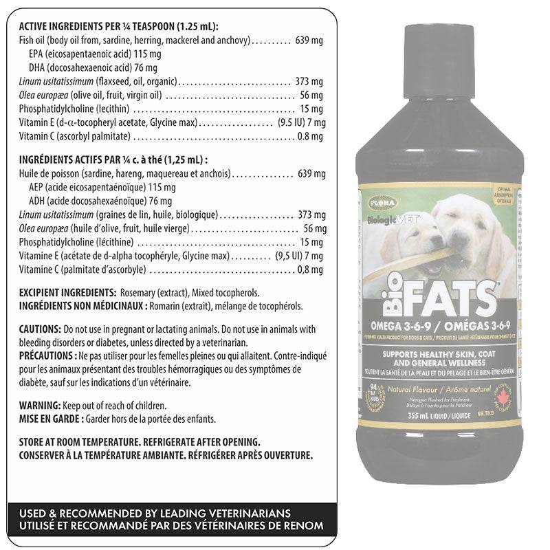 BiologicVET BioFATS® Omega 3-6-9 355ml