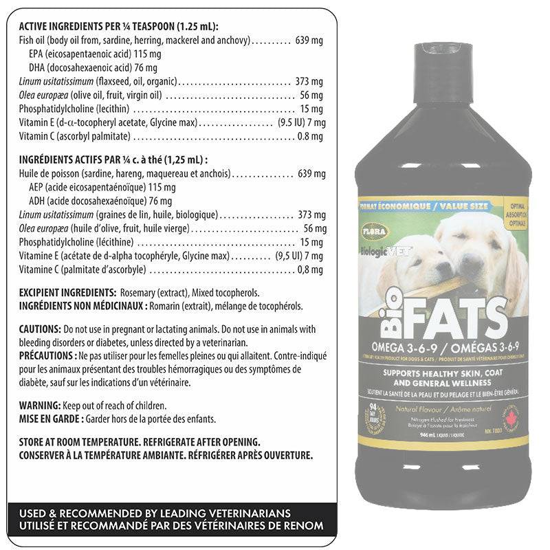 BiologicVET BioFATS® Omega 3-6-9 946ml