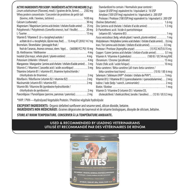 BiologicVET BioVITES® Complete Multi-Nutrient 200g