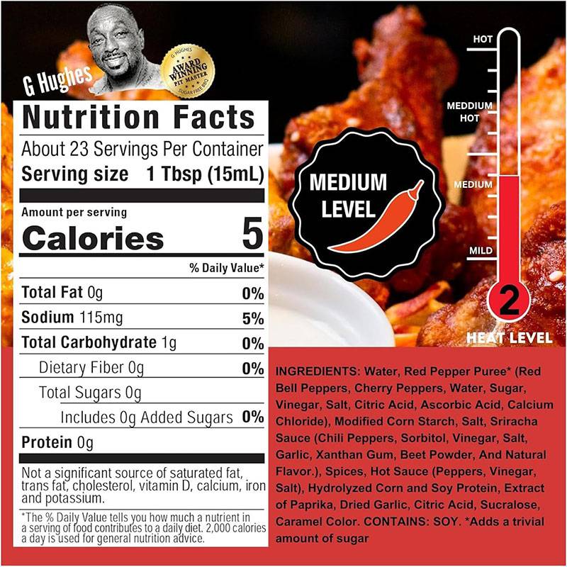 G Hughes Sugar Free Wing Sauce