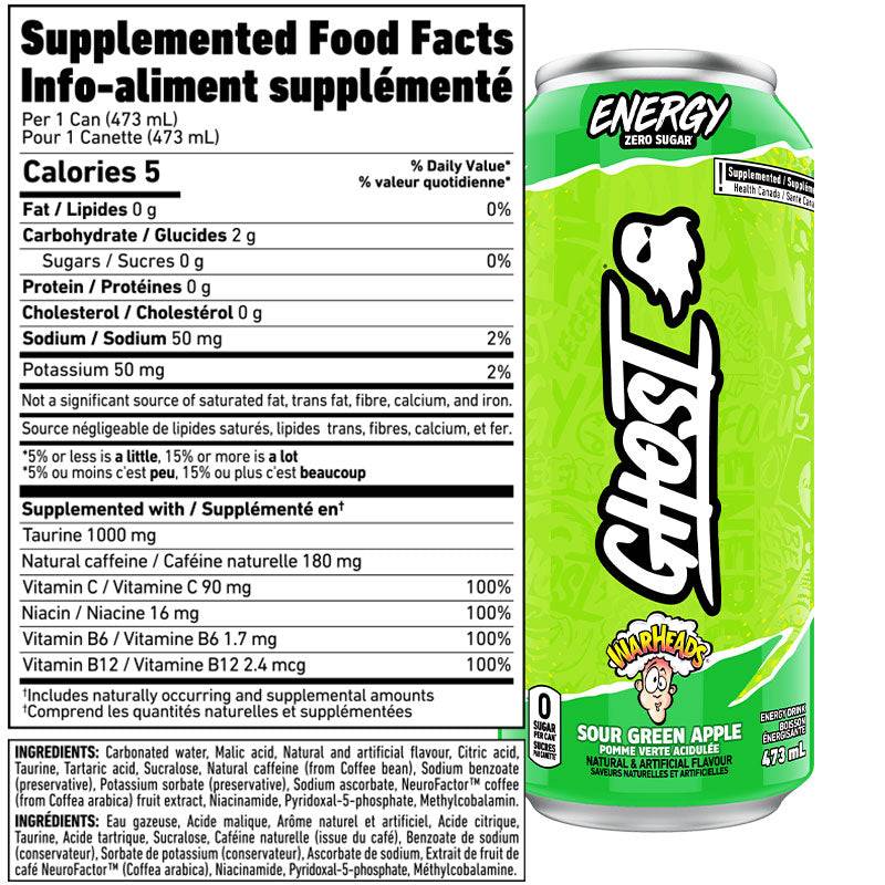 Ghost Energy Drink Caisse