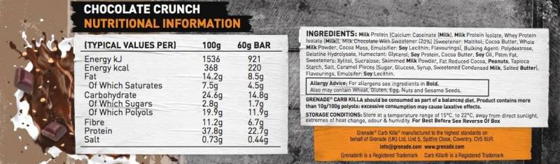 Grenade bars Box of 12