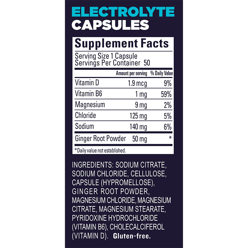GU Roctane Electrolytes 50 caps