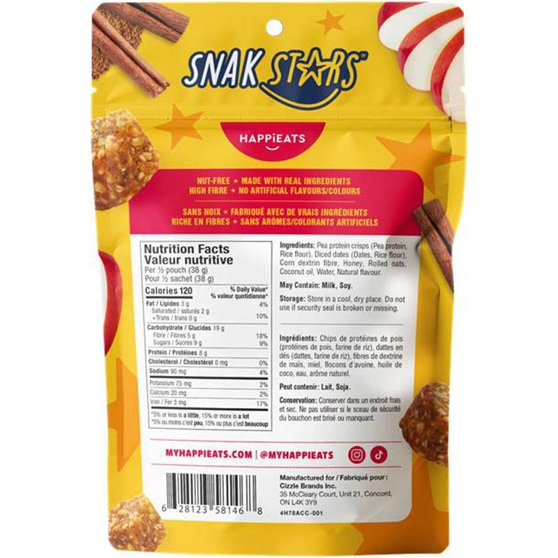 HappiEats Snak Stars Sport Bites 76g