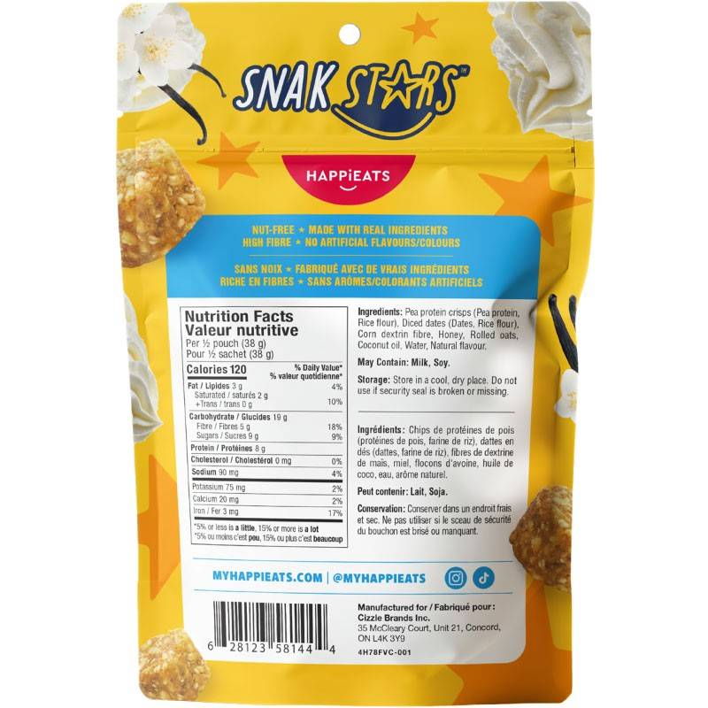 HappiEats Snak Stars Sport Bites 76g
