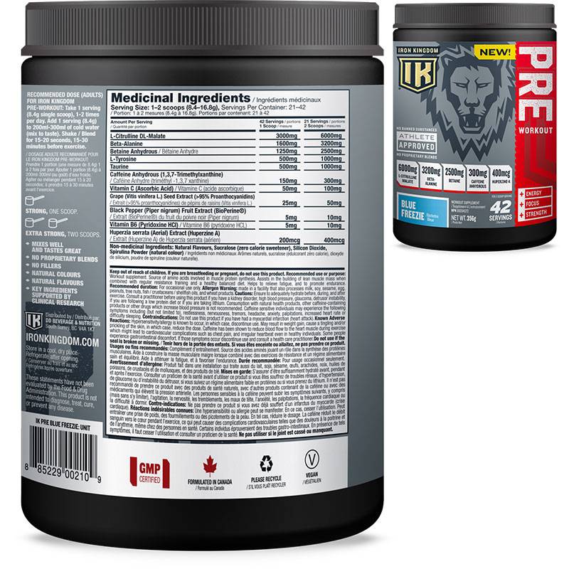 Iron Kingdom PRE Workout 336g