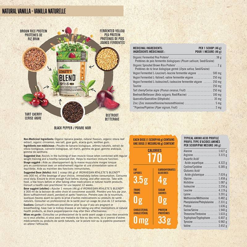 Iron Vegan Athlete's Blend 1kg