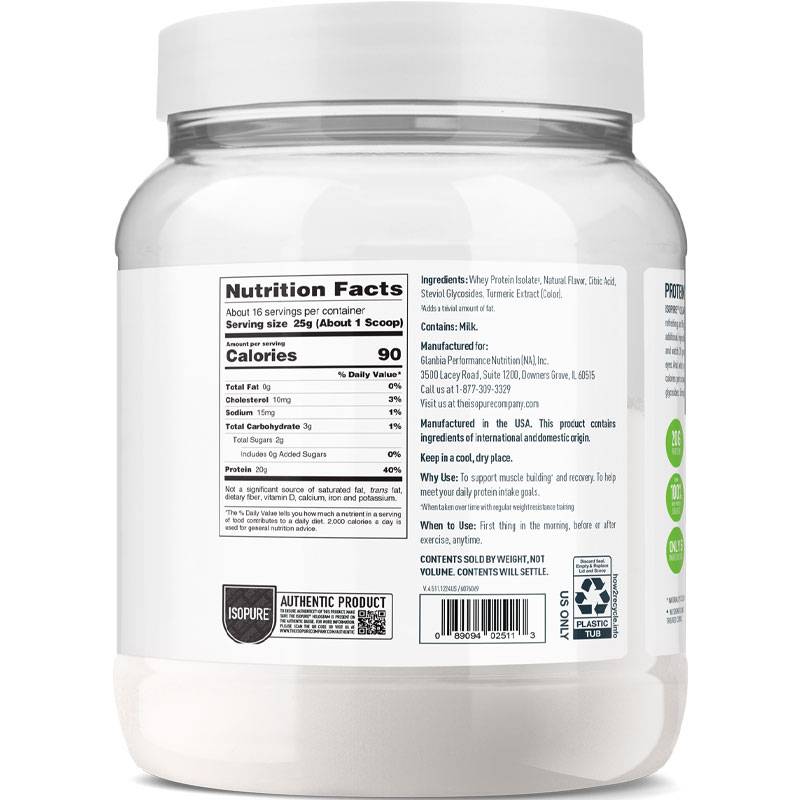 IsoPure Clear Protein 400g