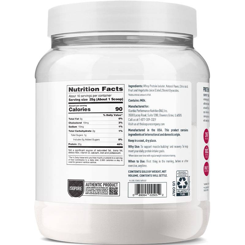 IsoPure Clear Protein 400g