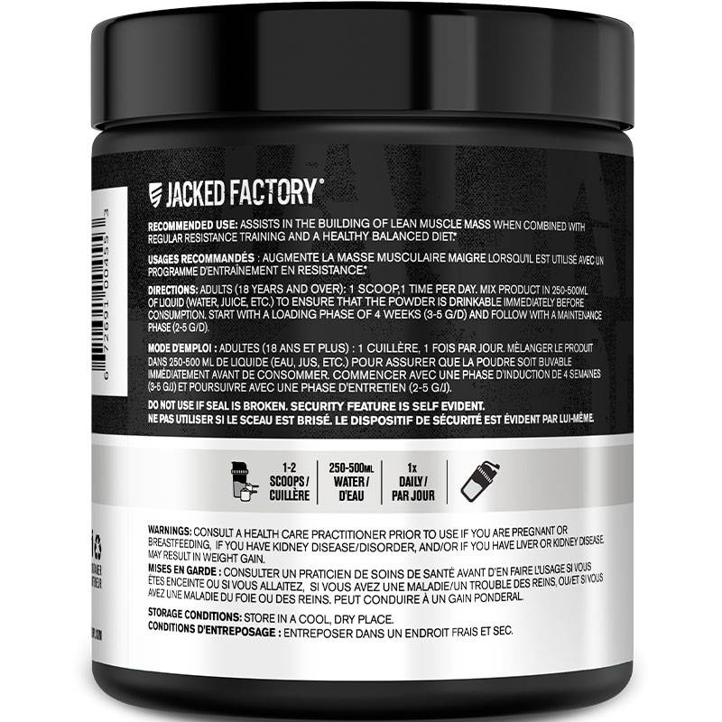 Jacked Factory Creatine + Glutamine (312g)