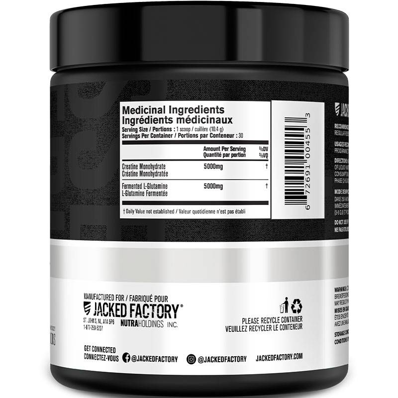 Jacked Factory Creatine + Glutamine (312g)