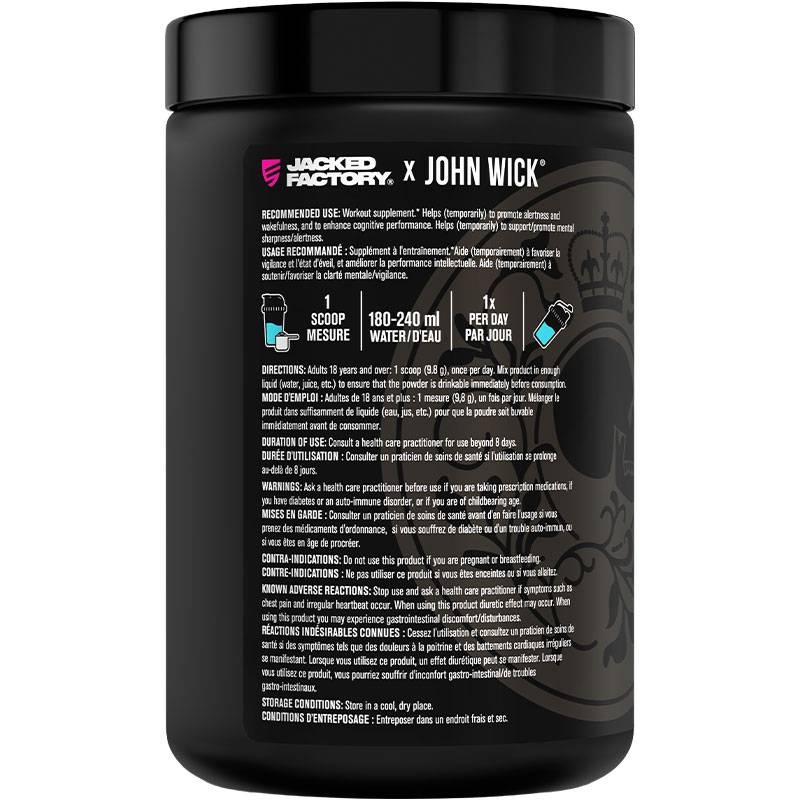 Jacked Factory Wick Mode Pre-Workout 392g- 400g