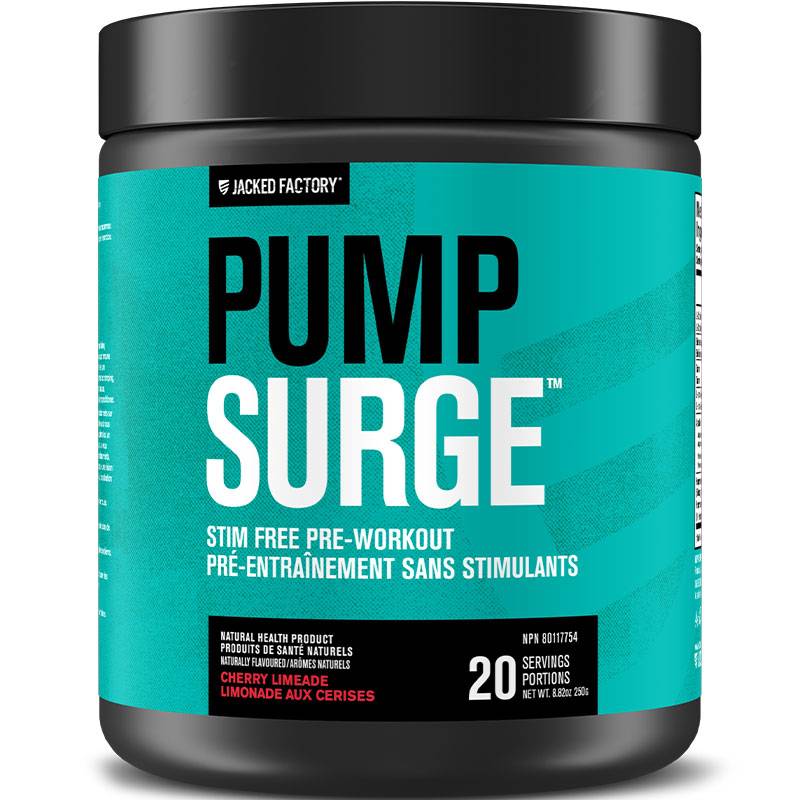 Jacked Factory Pump Surge Pre Workout Stim Free
