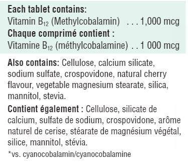 Jamieson B12 1000mcg Fast Dissolving