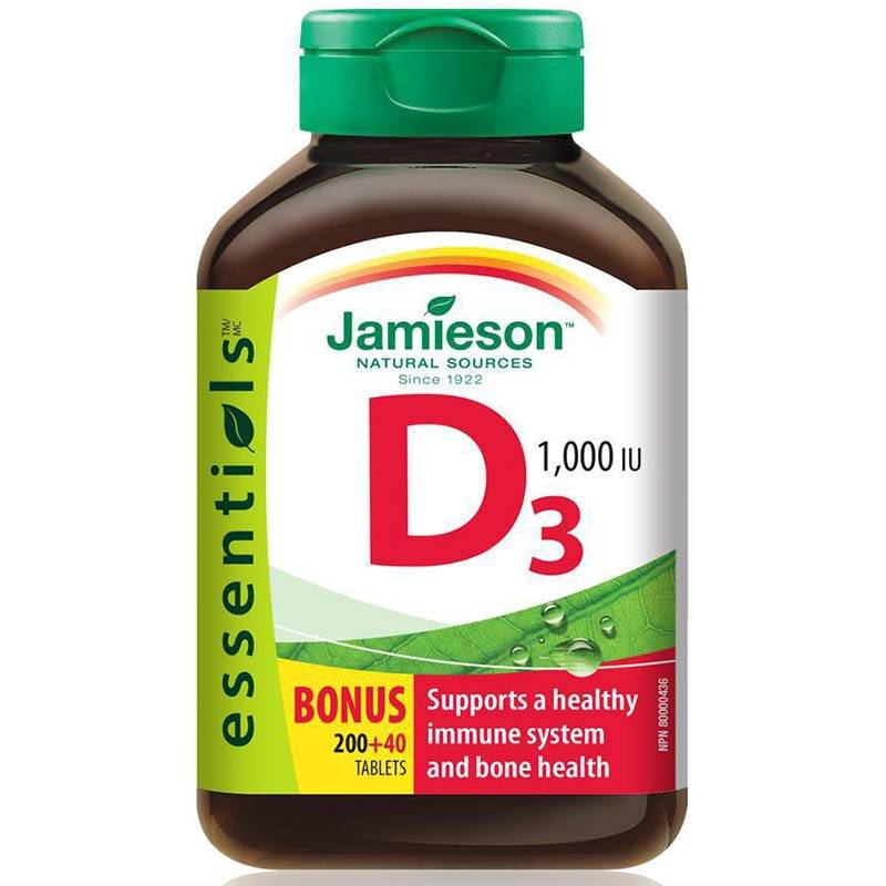 Jamieson Vitamin D 1000IU 240 ct