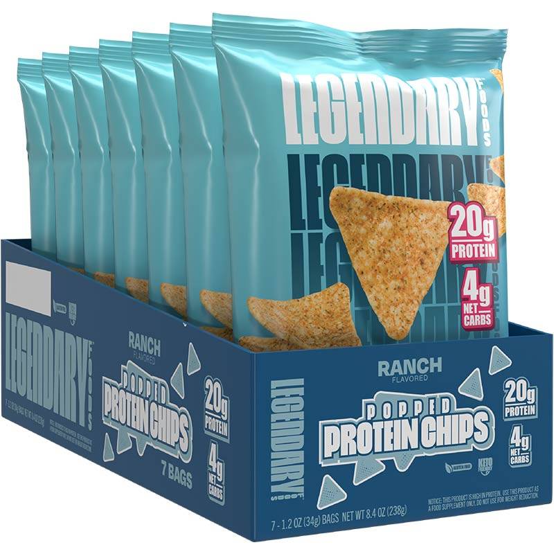 Legendary Foods Protein Chips Boîte de 7