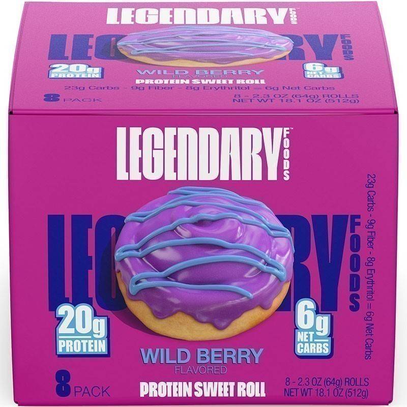 Legendary Foods Sweet Roll Boîte de 8