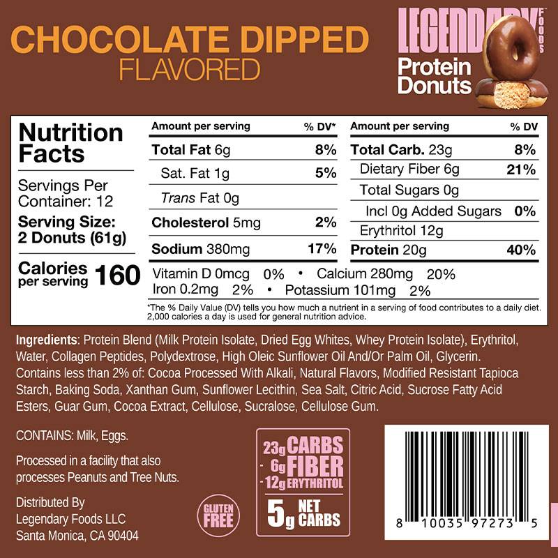 Legendary Foods Box of Protein Donuts
