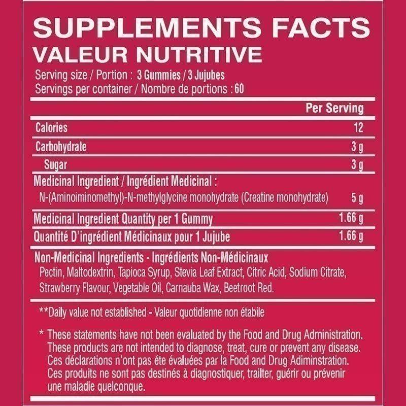 Limitless Pharma Jujubes de créatine 180 Jujubes
