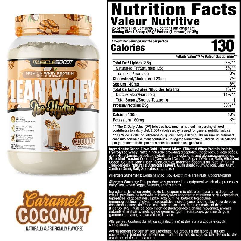 Muscle Sport Lean Whey 2lb