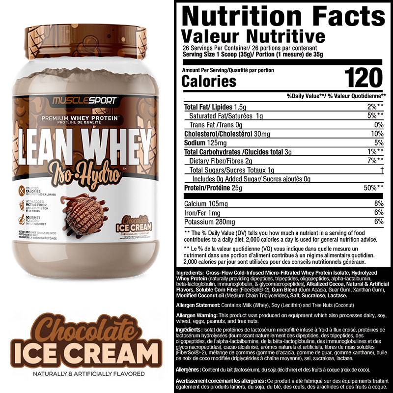 Muscle Sport Lean Whey 2lb