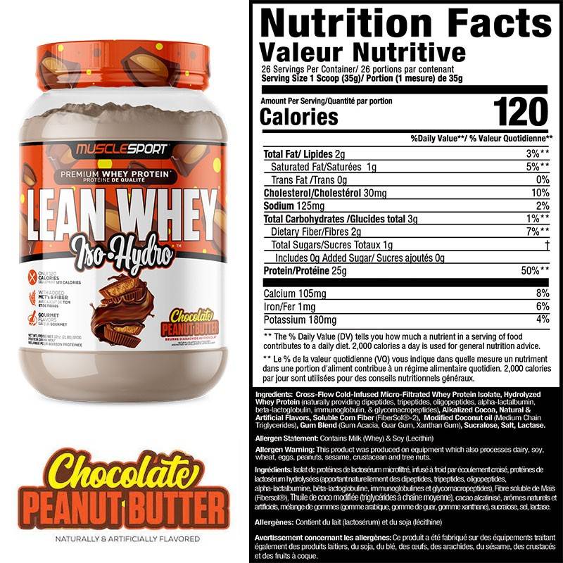 Muscle Sport Lean Whey 2lb