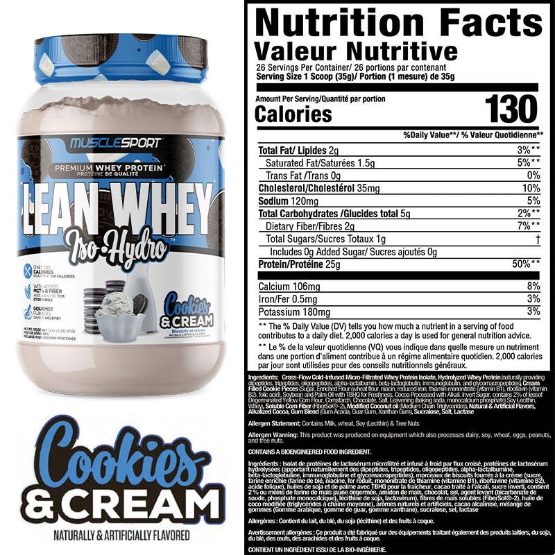 Muscle Sport Lean Whey 2lb