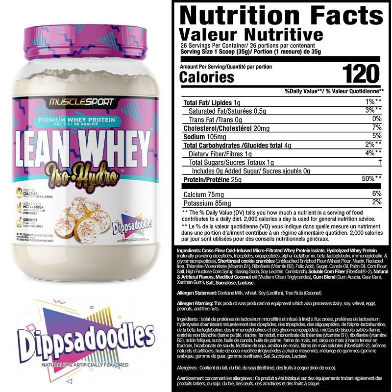 Muscle Sport Lean Whey 2lb